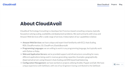Desktop Screenshot of cloudavail.com